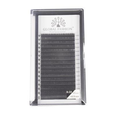 Набір стрічкових вій Global Fashion Premium Lashes мікс (7-12 мм) CC 0.10 13064 фото