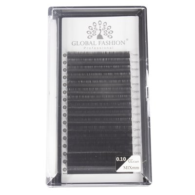 Набір стрічкових вій Global Fashion Premium Lashes мікс (7-15 мм) CC 0.10 13050 фото