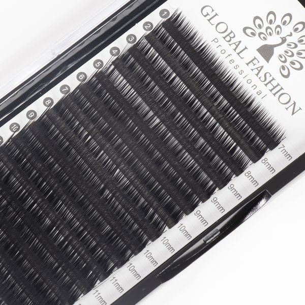 Набір стрічкових вій Global Fashion Premium Lashes мікс (7-15 мм) CC 0.10 13050 фото