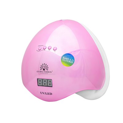 Лампа для нігтів LED/UV 72W, pink, Global Fashion L-1100 L-1100 pink фото