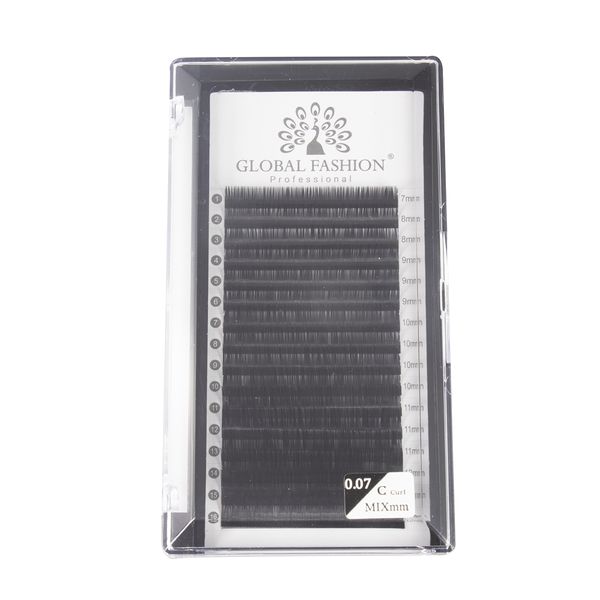 Набір стрічкових вій Global Fashion Premium Lashes мікс (7-12 мм) C 0.07 13062 фото