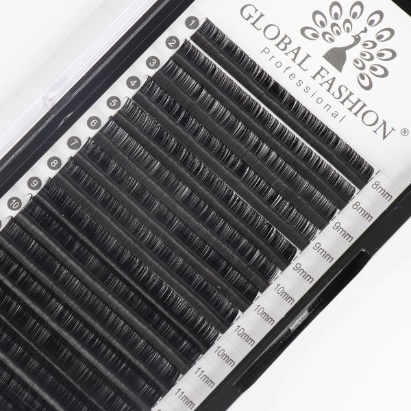 Набір стрічкових вій Global Fashion Premium Lashes мікс (8-13 мм) D 0.07 13056 фото