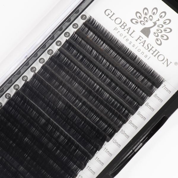 Набір стрічкових вій Global Fashion Premium Lashes мікс (7-15 мм) C 0.07 13061 фото