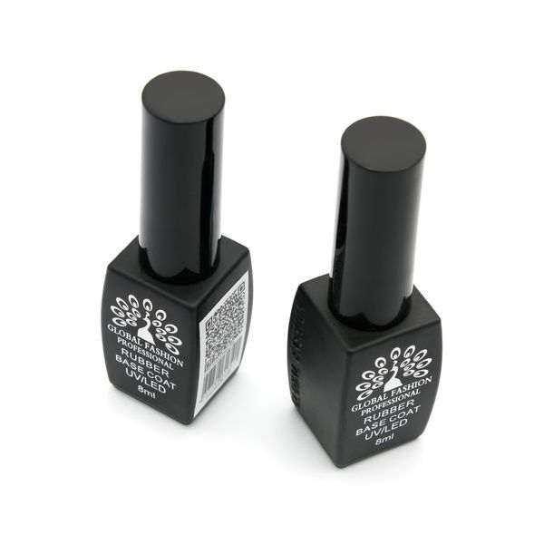 Каучукова база для гель лака френч, Rubber Base Coat French, 8 мл., Global Fashion 06 2153 фото