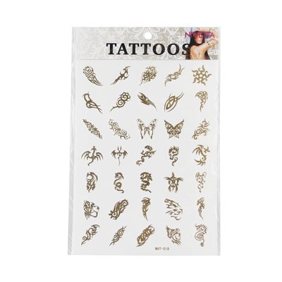 Тату наклейка для тіла Metal Tattoo Stickers NVT-018 13908 фото