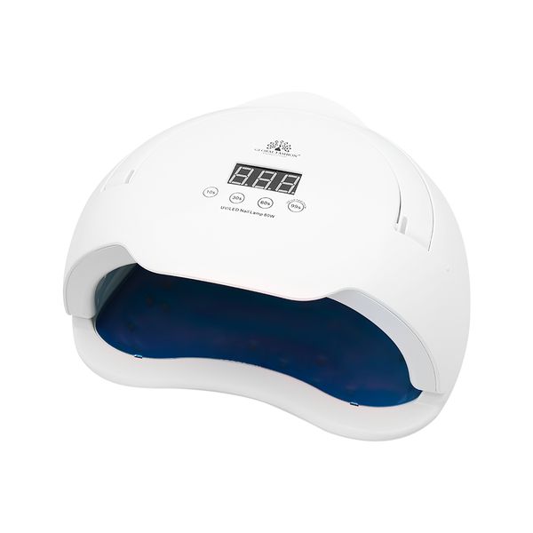 Лампа для нігтів Global Fashion Led/UV 80W, L-1001-white L-1001 фото