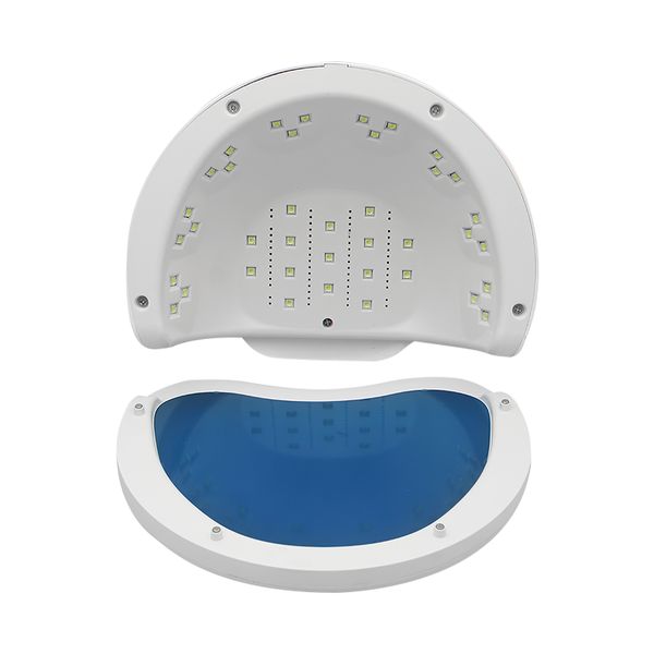 Лампа для нігтів Global Fashion Led/UV 80W, L-1001-white L-1001 фото