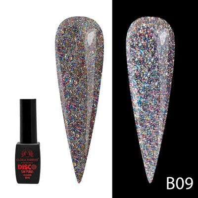 Гель лак Disco Gel Polish, Global Fashion, светоотражающий, 8 мл B09 12231 фото