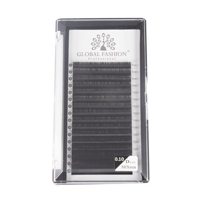 Набір стрічкових вій Global Fashion Premium Lashes мікс (8-15 мм) D 0.10 13066 фото