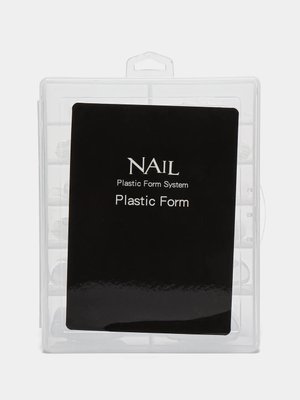 Верхні багаторазові форми арочний квадрат Nail Plastic Form System, 120 шт 16917 фото