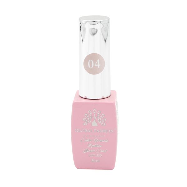 Цветная френч база для гель лака Global Fashion, Color French Base Coat 8 мл, 04 13309 фото